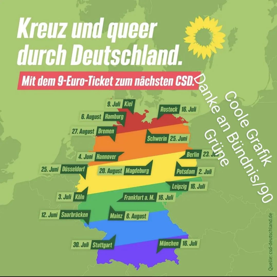 ❤️🧡💛💚💙💜
CSD - Rundreise kann beginnen

#pride 
#csd
#csddeutschland 
#csdnord
#lvsd
#gay
#lesbisch
#schwul
#bi
#trans
#inter
#andersabernormal
#vielfalt